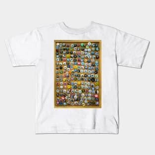 Music Buttons Badges Board Kids T-Shirt